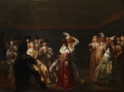 Der Narrentanz von attributed to Palamedes Palamedesz